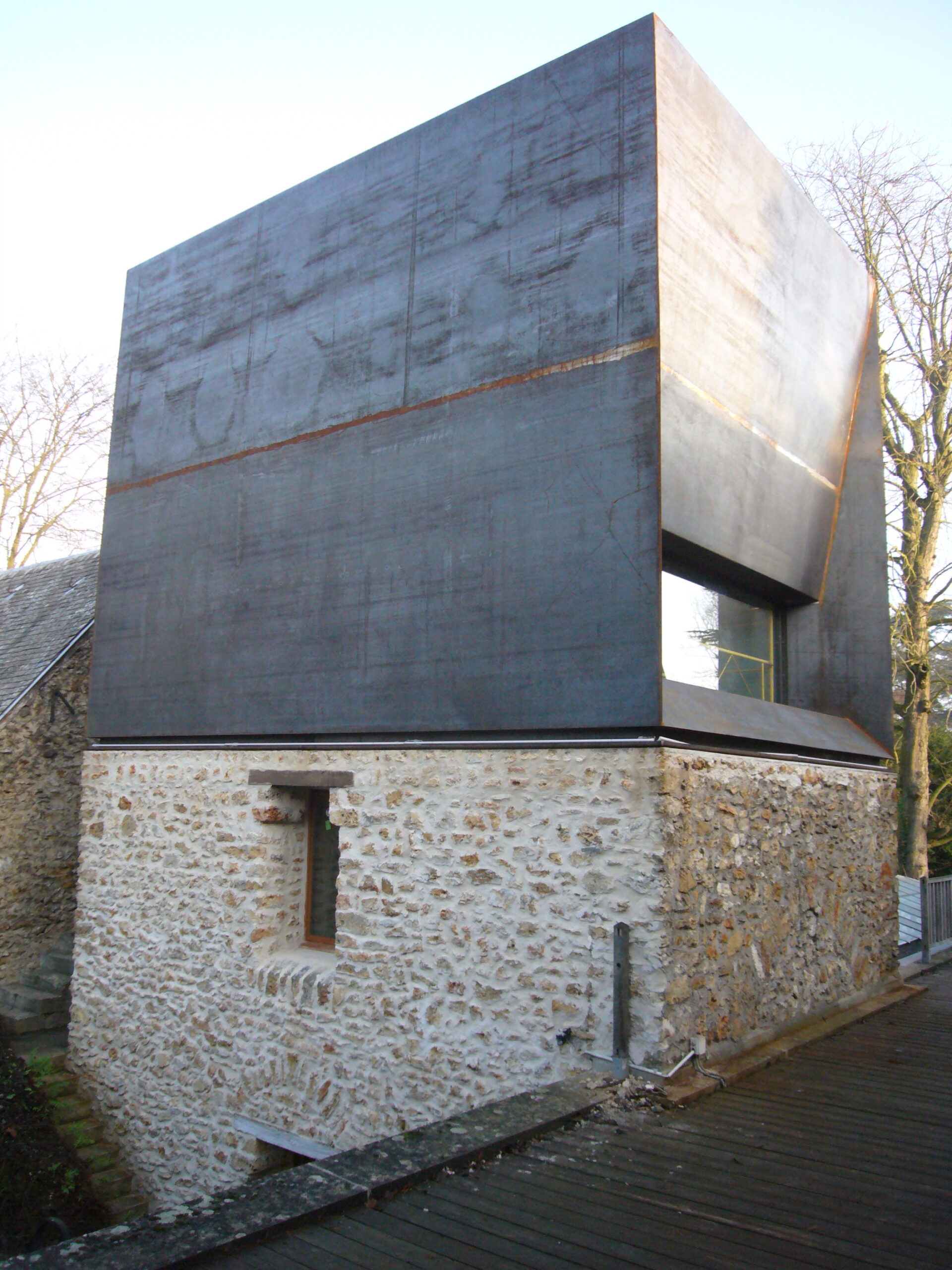 Extension maison corten